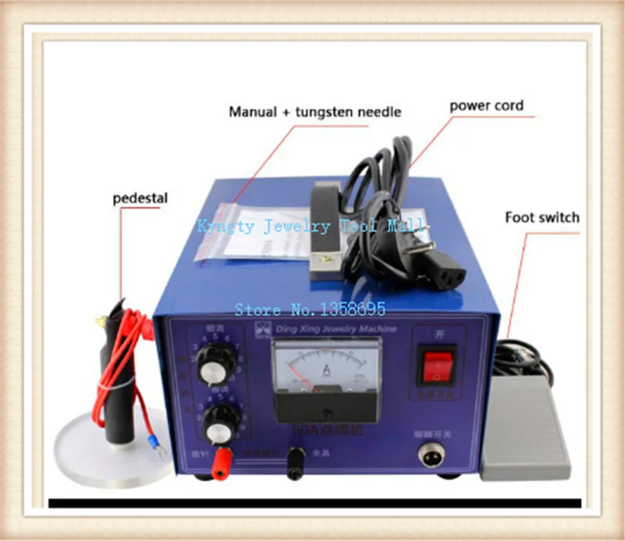 Mini Spot Welder Spot Welding Machine Electronic Spark Welder Jewelry