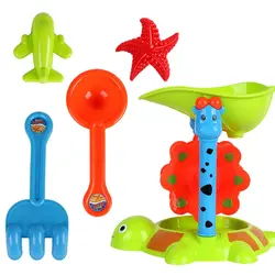 Летние детские пляжные игрушки набор лопатка для песка 5 комплектов детских игрушек