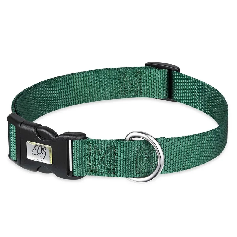 

Pet Dog Collar Nylon Adjustable Solid Collars Small Medium Large Dog Collar For Puppy Chihuahua Yorkie Husky Greyhound XS/S/M/L