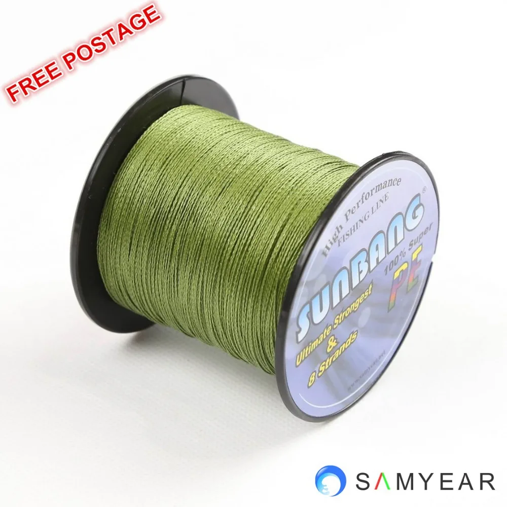 Free Shipping 8 strands 50LB 100M Japan Braided Fishing Line Multifilament Braide -- SUNBANG | Спорт и развлечения