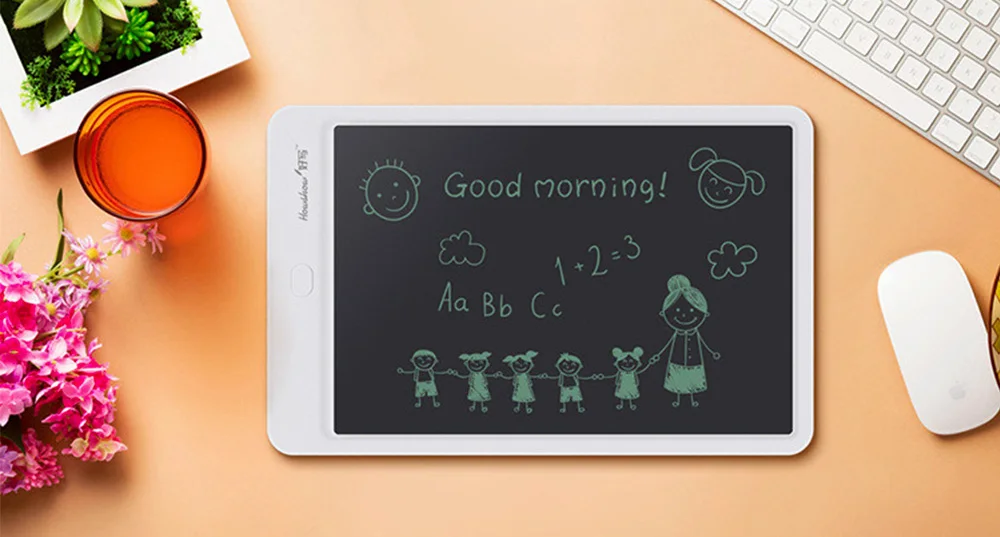 10 дюймов Мини ЖК-экран планшет рисунок почерк доска цифровой планшет портативный+ стилус Графический коврик для детей