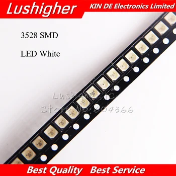 

100pcs White 3528 1210 SMD LED Diodes Light