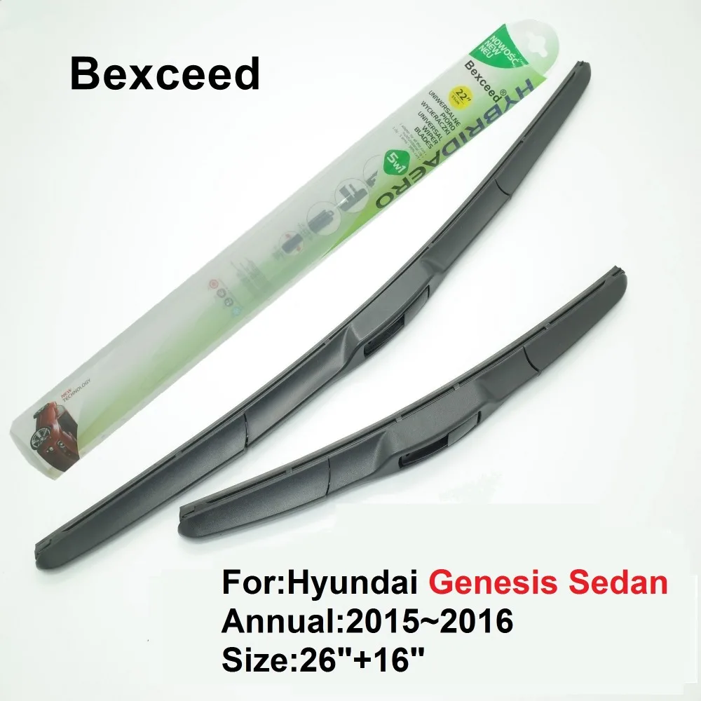 Hybrid Wiper Blade For Hyundai Genesis Sedan 26"+16" Bexceed of Car