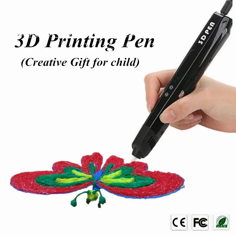 

2018 Original Low Temperature 3D Pens Not Hot Hand Use DC 5V 2A USB Charge 3D Pen 3D Drawing Pen For Kid's Best Birthday Gift