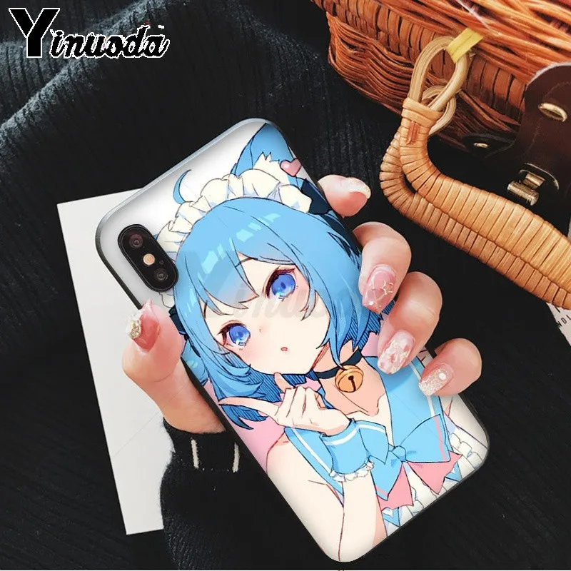 Sexy cartoon the anime kawaii Girl Cat