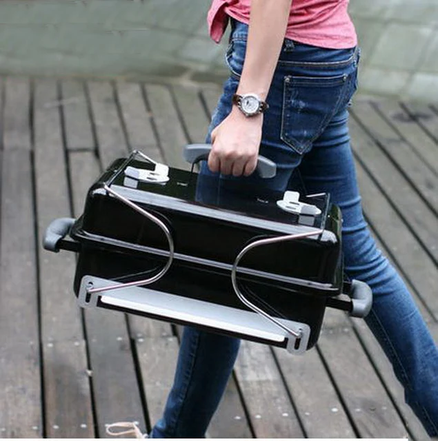 Cheap field Grill outdoor fold Portable Carbon BBQ Furnace complete Barbecue grill Household charcoal Wild necessary supplies/tb251001