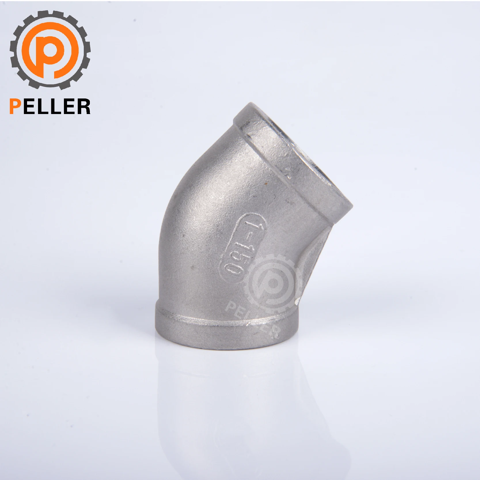 304 из нержавеющей стали 45 градусов локоть Женский x Female BSPT Резьба 1/8 &quot1/4&quot 3/8