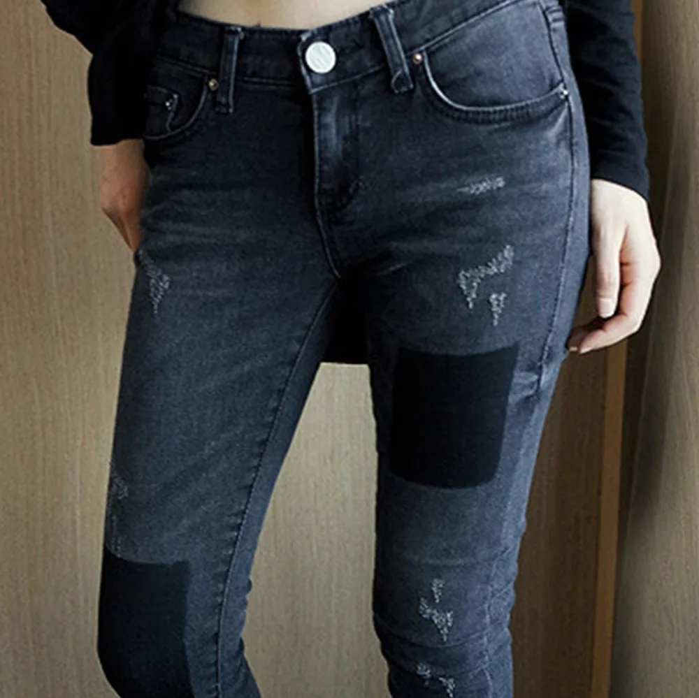 Women's Straight Skinny High Waist Pencil Jeans Pants