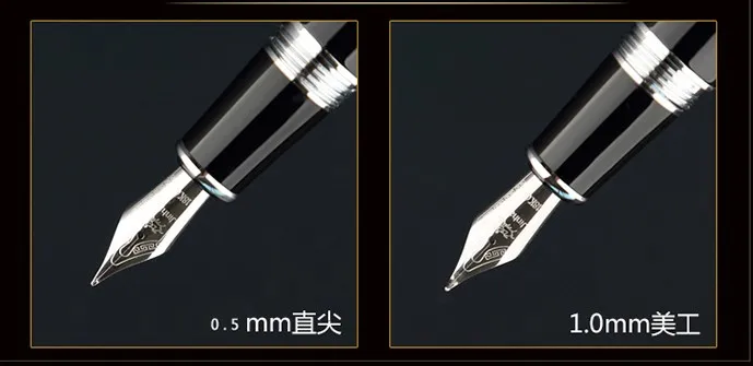 Jinhao X750 Deluxe Schwarze Fuellfederhalter mittler Schreibfeder A4S7 1X Jinhao X750 Deluxe Schwarze Fuellfederhalter mittler Schreibfeder A4S7 1X