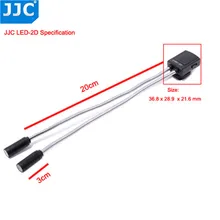 JJC – lampe Macro LED Flexible pour appareil photo, Flash pour Canon 60D 5D Mark II 5D Mark III 760D 750D Sony Nikon DSLR