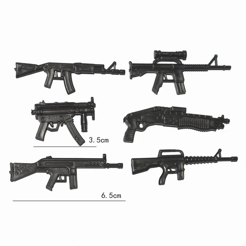 5 шт. набор строительных блоков для солдат армейский пистолет|Наборы сборки