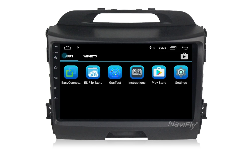 Cheap Navifly 9inch Android 8.1 Car multimedia player for KIA Sportage R 2014 2011 2012 2013 2015 Car radio GPS Navigation BT FM RDS 9