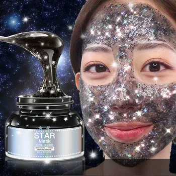 

30ml Peel off Face Mask Glitter Gold Black Dots Blackhead Remover Acne Treatment Facial Mask Face Makeup Skin Care Star Mask HB