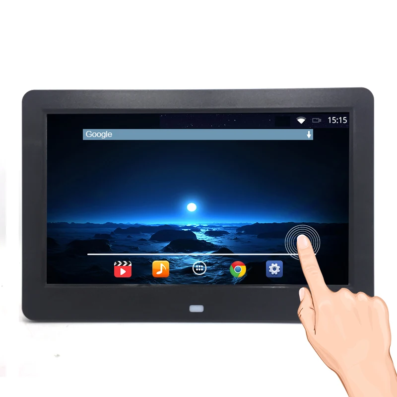 

Electronic stand android wifi digital photo frame 10inch 1024x600 16:9 android tablet with remote control DPF1018