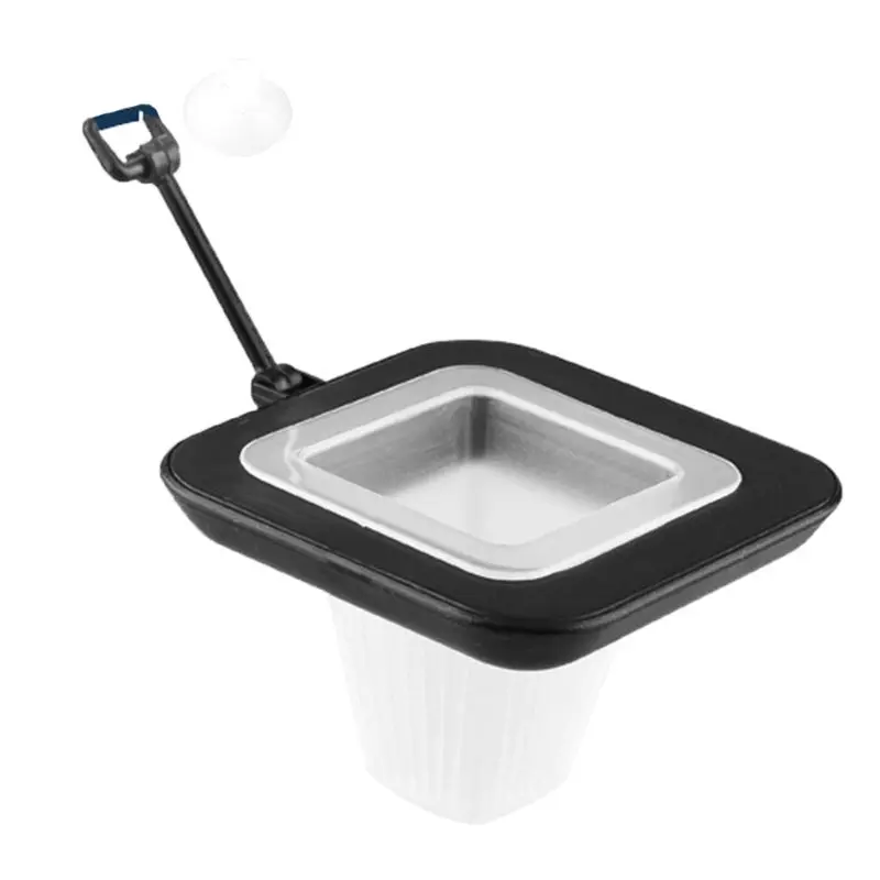 

Aquarium Fish Tank Floating Food Feeder Worm Fish Feeding Tools Ring Cup Set Supplies