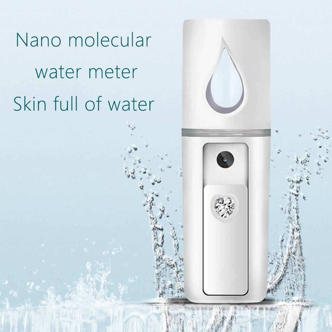 

Facial Moisturizing Beauty Instrument USB Charging Portable Nano Mist Spray Handy Atomization Mister Device Beauty Tool