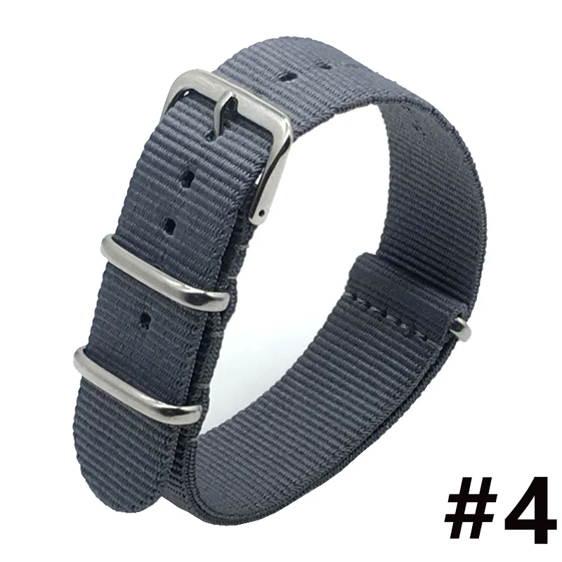 Top Quality Solid Colorful Nylon Strap Watchbands 20mm Watch Band Belts for Watch dw Luxury Watch Accessory