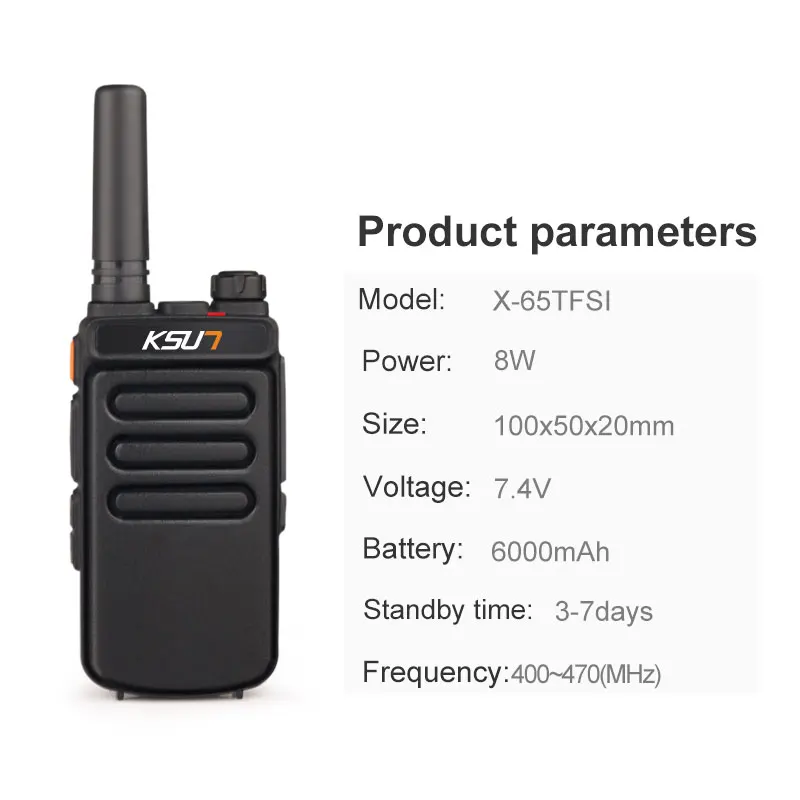 New Cheap CaEhb (2 stücke) KSUN X 30 Handheld Walkie Talkie Tragbare Radio 8W High Power UHF Handheld Zwei Weg Ham Radio Communicator HF Transceiver