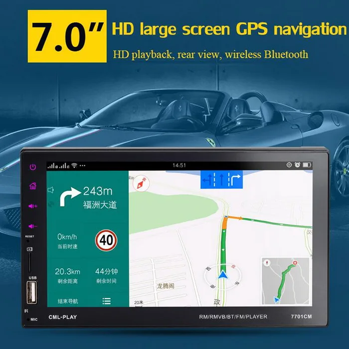 2 Din Автомагнитолы " Touch Зеркало Ссылка Экран автомобиля MP5 MP4 Bluetooth Hands Free FM/TF/USB заднего вида Камера зеркало для телефона Android автомагнитола магнитола