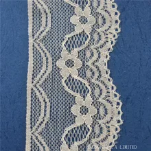 200yards one side scalloped Stretch Lace 6cm Width Trim White color Flowers Elastic Lace Garment Accessories Wedding decoration scalloped trim lace up crossbody bag