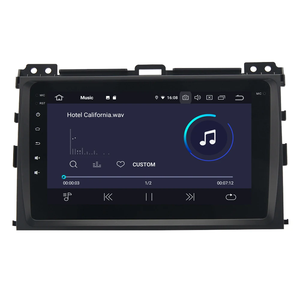Flash Deal RoverOne For Toyota Prado 120 2004 - 2009 Android 9.0 Autoradio Car Multimedia Player Radio GPS Navigation Head Unit NO DVD 2