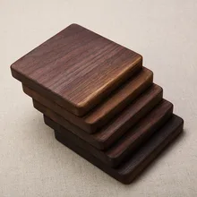 Stile del giappone legno naturale spessore resistente al calore pad sottobicchieri tazza quadrato creativo di legno pot/bowl zerbino tavola placemat