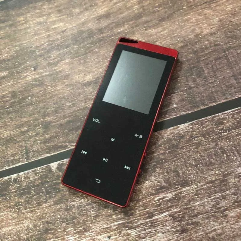 Популярный MP4 плеер с bluetooth mp3 mp4 музыкальный плеер Портативный walkman 2,4 дюймов сенсорные клавиши fm Радио Видео Hifi 16 Гб плеер - Цвет: Красный