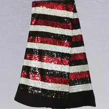 Item No.SSN15 HOT SAEL PATTERN african tulle lace fabric with sequins for wedding dress ON SALE
