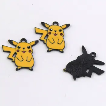 

Colorfull Pikachu charms pendant for bracelet/keychain/earrings Handworked Diy Jewelry 24*16mm