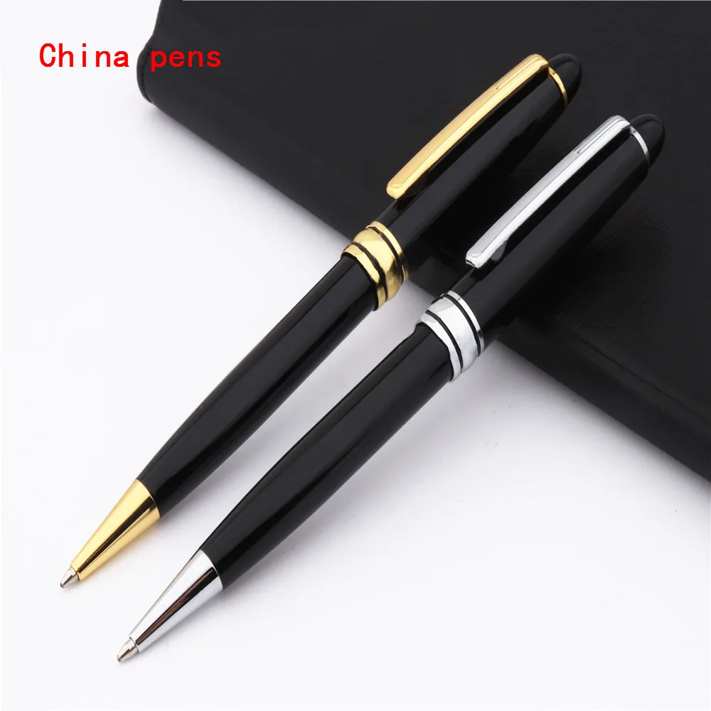 

Luxury quality 163 Black Big Brand Business office Medium Nib Ballpoint Pen New Student School Stationery pens