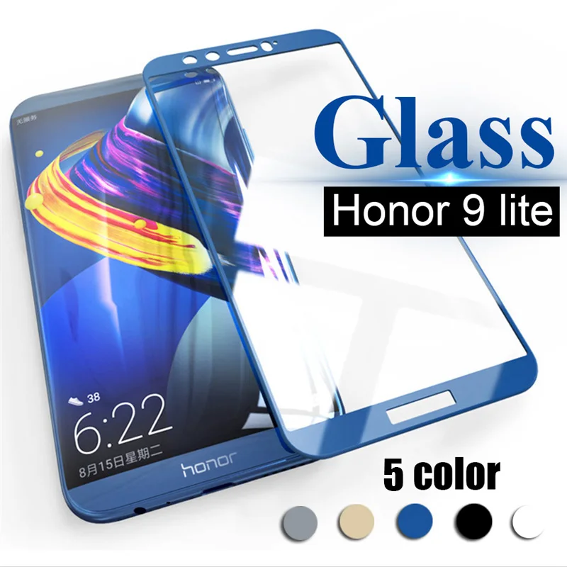 Защитное стекло для Honor 9 lite закаленное Huawei honor 10 протектор экрана light HD защитная