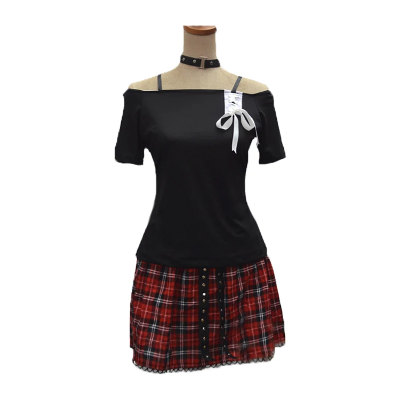 Киллер класс шиота Нагиса девушка костюмы в стиле панк косплей костюм, полный набор с аксессуарами