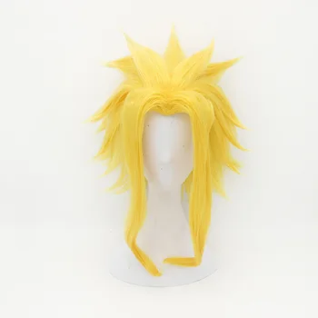 

Anime For For My Hero Academia 40CM Medium Yellow Wavy Fluffy Synthetic Cosplay Wig Heat Resistant H762323