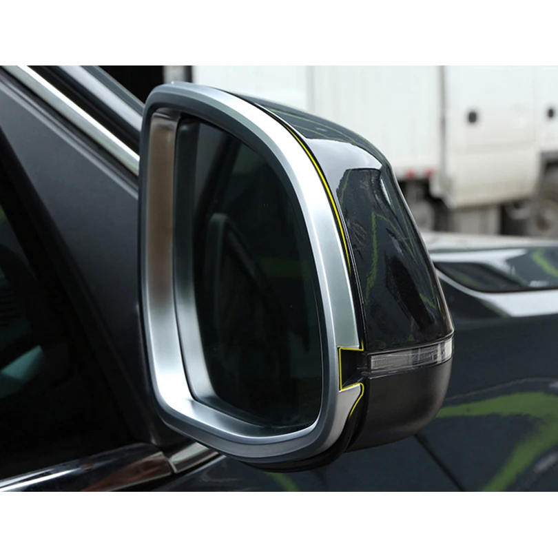 

Car-Styling ABS Matte Chrome Side Rearview Mirror Cover Frame Trim Stickers For BMW X5 F15 X6 F16 2014-2018 Accessories