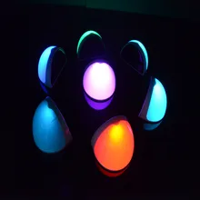 Высокое качество Солнечный открытый водонепроницаемый декоративный настенный светильник светодиодный цвет освещение на садовую изгородь Прямая