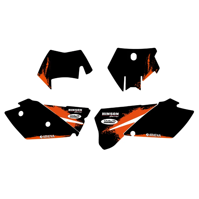 NICECNC графическая наклейка фоны наклейка для KTM EXC 125 250 350 450 525 530 2005 2006 2007 аксессуары для мотоциклов Запчасти
