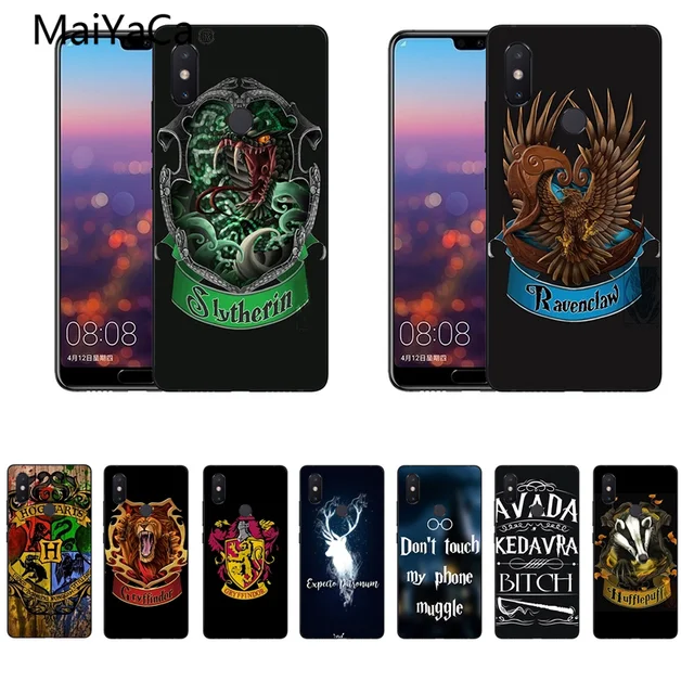 Us 125 37 Offmaiyaca Gryffindor Hufflepuff Ravenclaw Slytherin For Xiaomi Mi Max 2 Black Case Cover For Xiaomi Mi Note2 3 Redmi 5 5plus Mote5 In