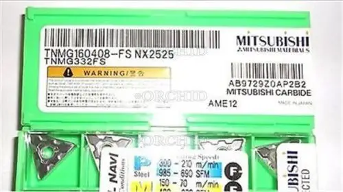 

New MI+ Tnmg160408-Fs Nx2525 Tnmg332fs Carbide Inserts 10Pcs/Box U