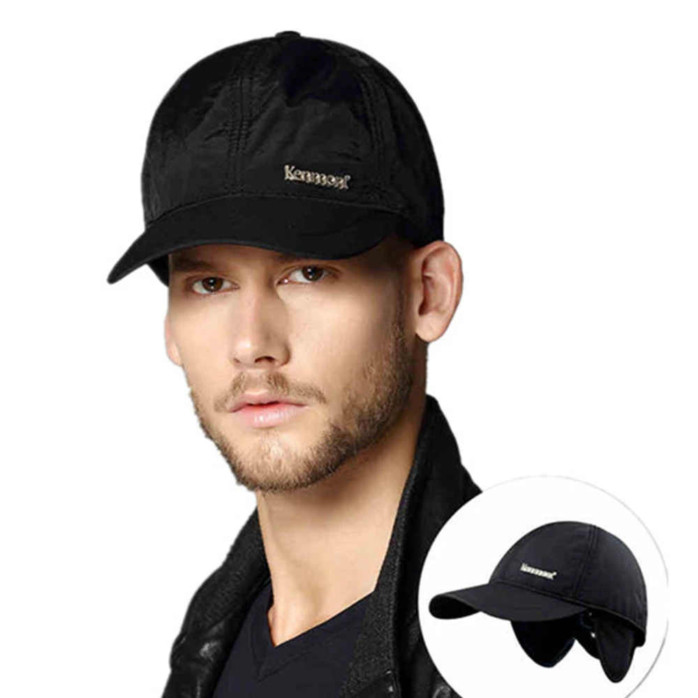 Black waterproof baseball cap Clearance