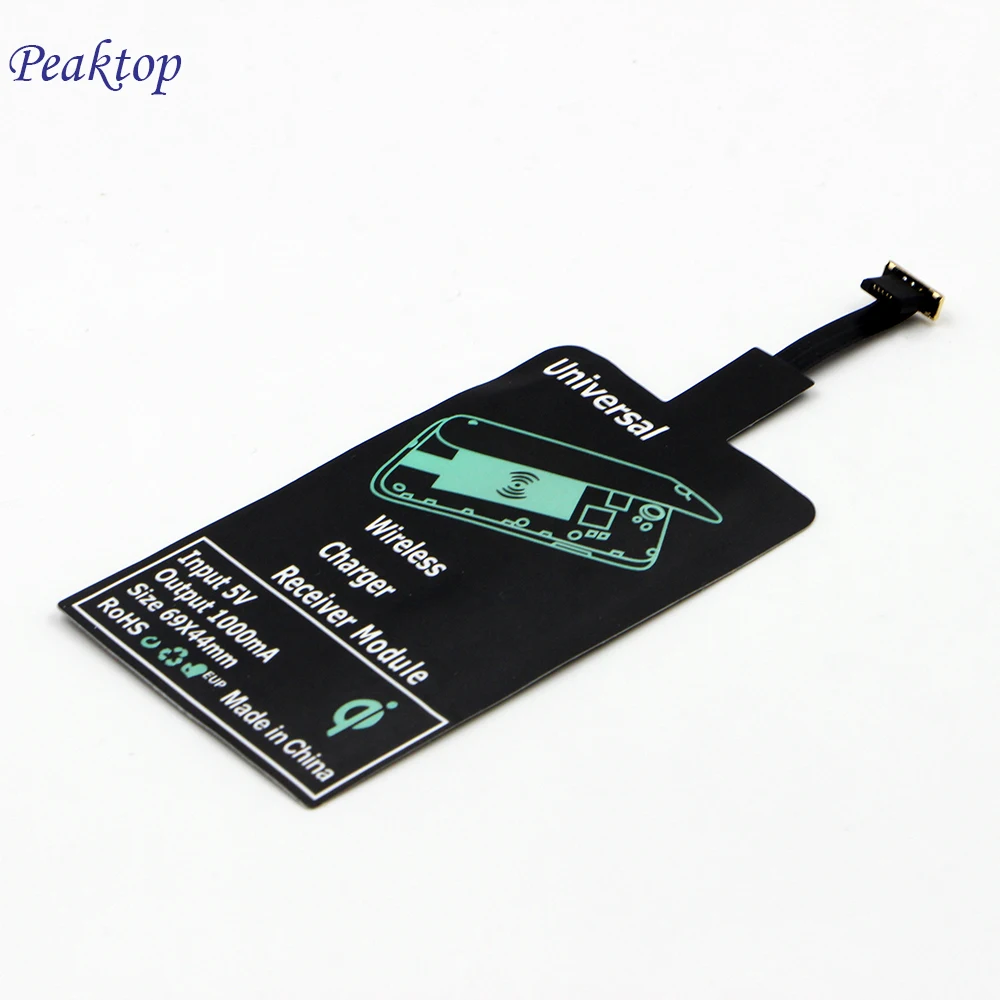 

Android Micro USB Universal Qi Wireless Charger Receiver Charging Adapter Receptor Receiver Pad Coil Chip For Samsung HUAWEI