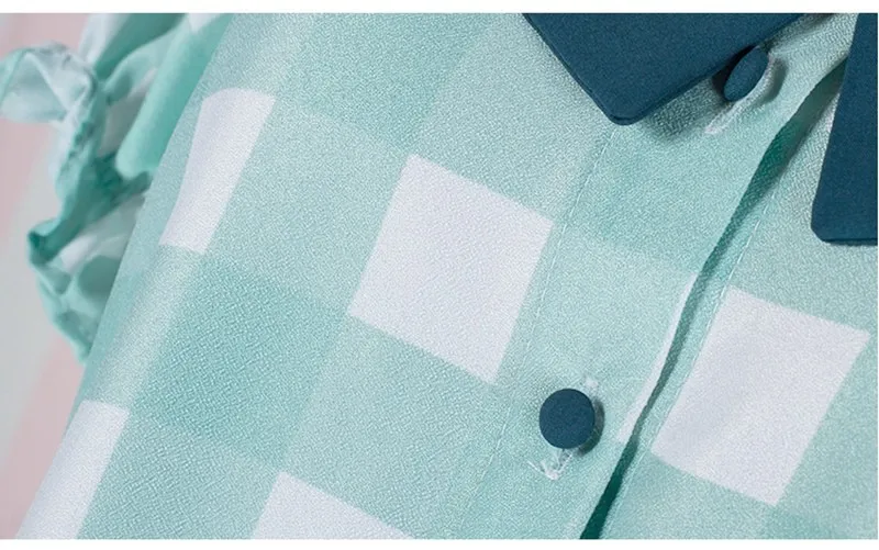 JK Plaid Blouse (4)