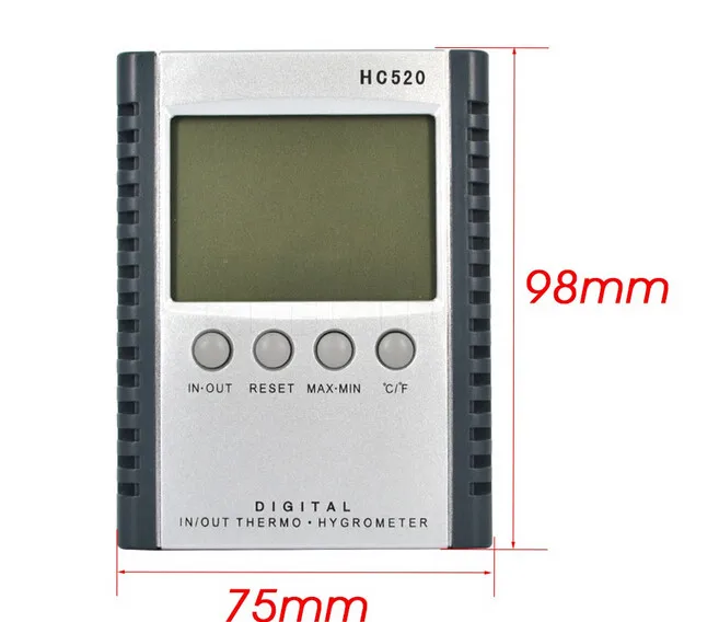 Крытый и открытый Гидропоника цифровой гигрометр и термометр дисплей температуры мин и Макс значение записи