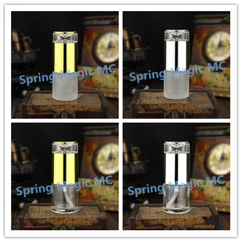 

20ML Frosted Glass Bottles,Press pump Essence bottle,Cosmetic containers lotion bottles With gold/silver Lid,Refillable Bottles