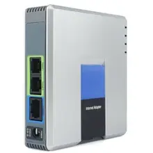 PAP2T LINKSYS PAP2T-NA SIP VOIP телефонный адаптер VoIP телефон Linksys PAP2T интернет-телефон адаптер два телефонных порта без розничной коробки