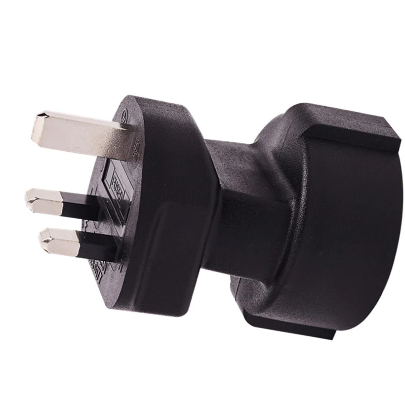 3 Pin UK Socket Adaptor Embedded UK EU German Plug Adapter Converter