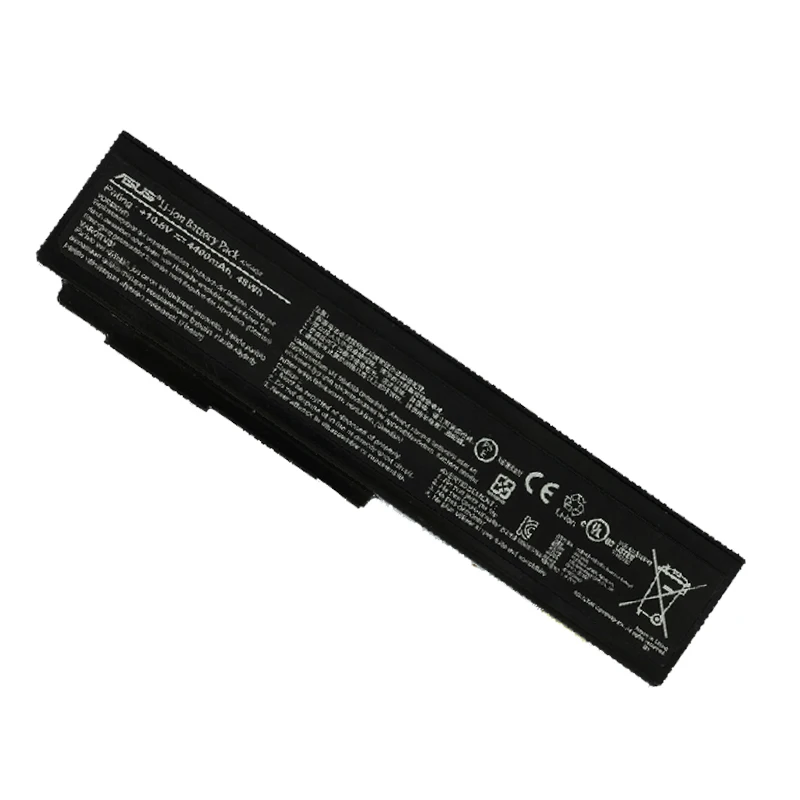 Новые оригинальные Батарея для ASUS B23E B33 B33E B43 G50 G51 G60 L50 M50 M51 M60 M70 N43 N52 N53 Pro62 Pro64 Vx5 X55 X5M X5N 4400 мА-ч