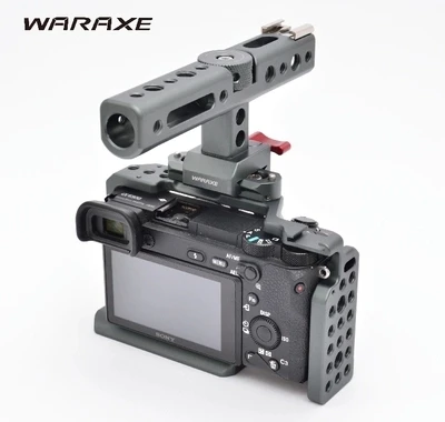 Корпус для камеры WARAXE A6 рельсовая рукоятка Sony ILCE 6000 6300 A6500 1/4 дюйма и 3/8 резьбовые