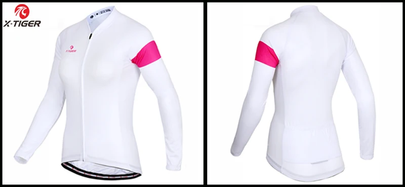 X-Tiger, женские майки для велоспорта с защитой от ультрафиолета, одежда для велоспорта, одежда для велоспорта, осень, полиэстер, Джерси для горного велосипеда, Ropa Ciclismo