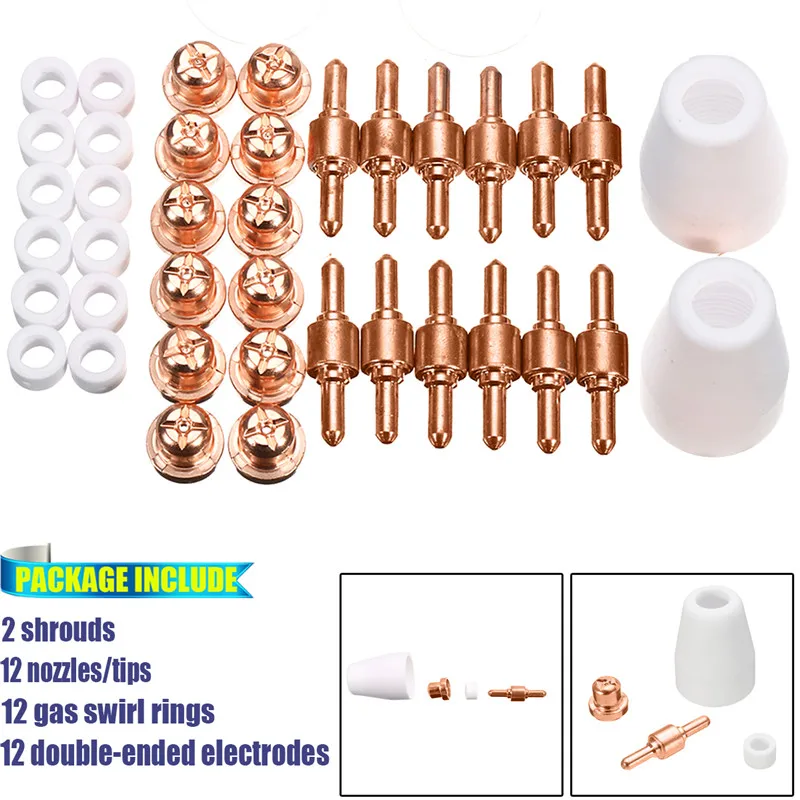 

Plasma Cutter Consumables Draper A-IPC40/41-30 PT-31 Cut 40 plasma Tips PP1818 2018 New Arrival