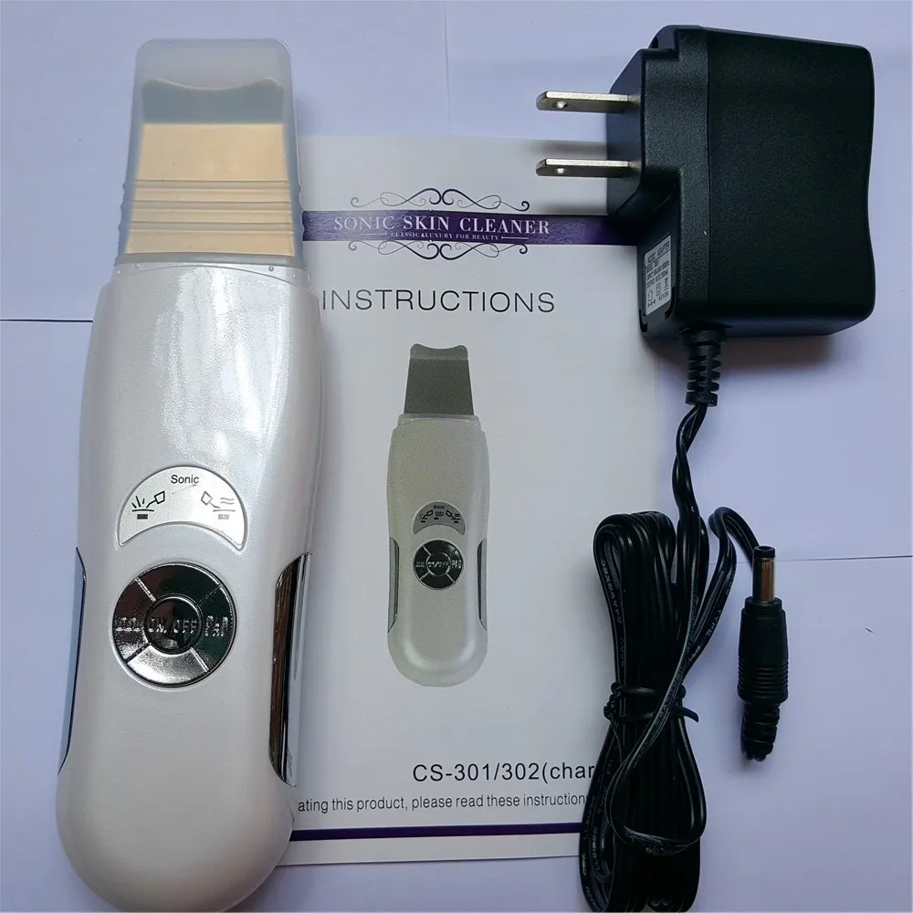 Ultrasonic Skin Cleaner Face Cleaning Acne Removal Spa Beauty Tool face Pores Clean Peeling Lift deeply clean the skin